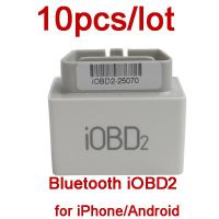 10pcs/lot iOBD2 Bluetooth OBD2 EOBD Auto Scanner Trouble Code Reader for iPhone/Android