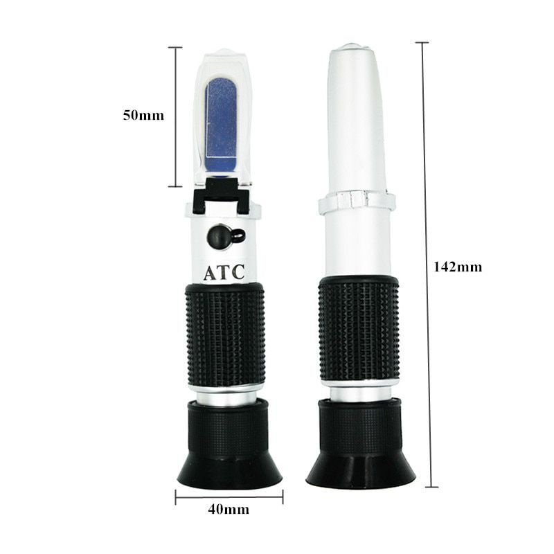 10pcs/lot Refractometer Honey Tester 58-90% Brix Hand held Brix Be Water For bee Honey Refractometer Sugar Meter