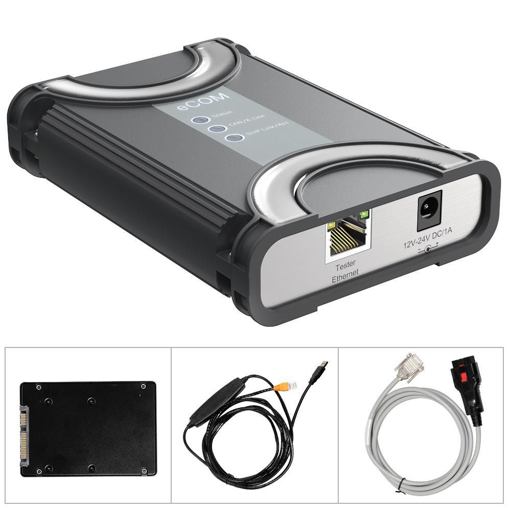 Benz eCOM DoIP Diagnosic Tool with 256G SSD plus MB SD Connect C4 with 2020.09 Xentry Software HDD