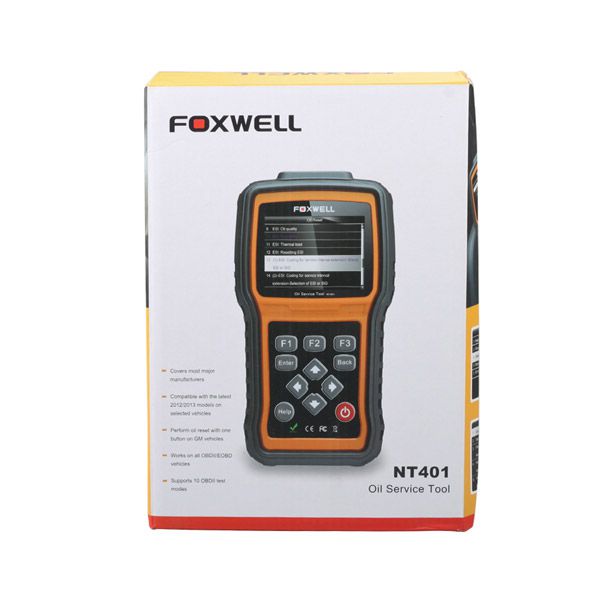 Promotion! Foxwell NT401 Oil Light Reset Tool 1.5 Years Free Update Online