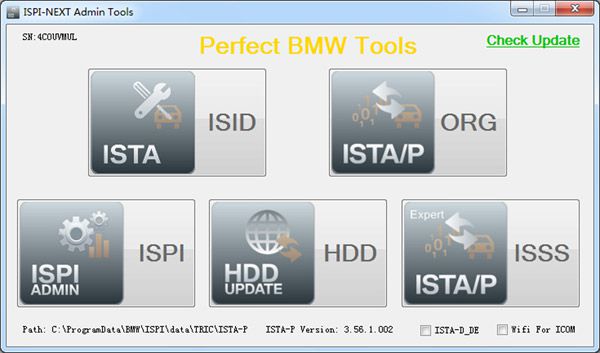 ICOM HDD V2015.7 / Win8 System ISTA-D 3.50.10 ISTA-P 3.56.1.002 without USB Dongle for BMW Multi Language