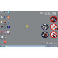 V2020.10 MB Star Diagnostic SD Connect C4 500G HDD Win7/Win10 Support HHT-WIN Vediamo and DTS Monaco