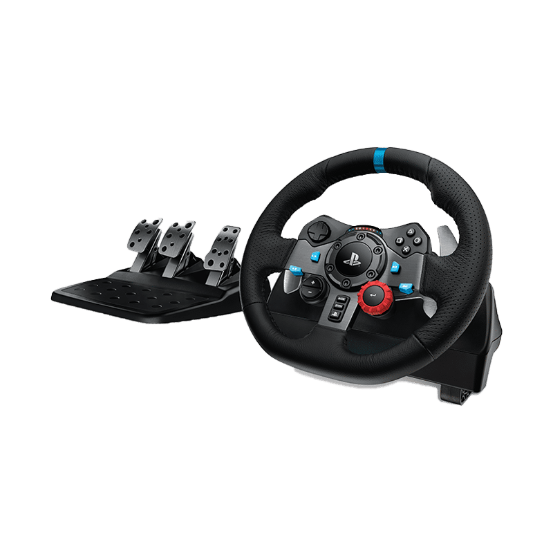 Logitech G29 G Dual-Motor Feedback Driving Force Game Steering Wheel ,Shifter and Simulates Driiving Pedal Racing 100% Original