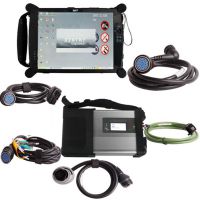V2021 MB SD Connect C4/C5 Star Diagnosis with EVG7 DL46/HDD500GB/DDR4GB Diagnostic Controller Tablet PC