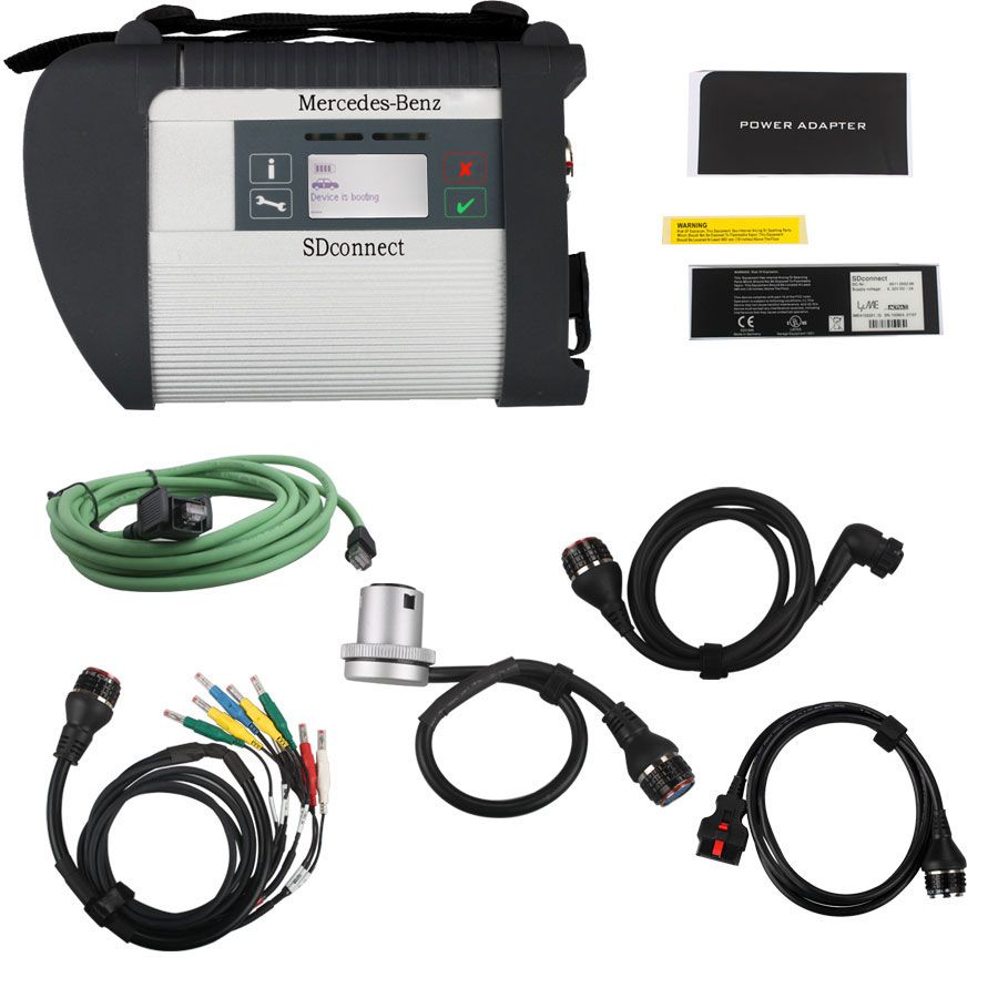 MB SD C4 Connect Compact C4 Xentry DAS Star Diagnosis for Cars and Trucks Supports WIN With DTS Monaco & Vediamo
