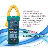 MS2015B Auto Range 6000 Counts Digital Clamp Multimeter AC/DC Tester True RMS temperature measurement