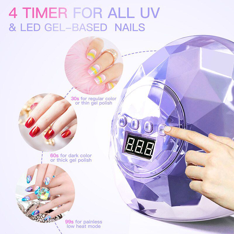 Nail Dryer UV LED Lamp For All Gel Nail Polish With UV 39 PCS LEDs Fast Drying Nail Lamp UV Cabine With Timer Smart Sensor