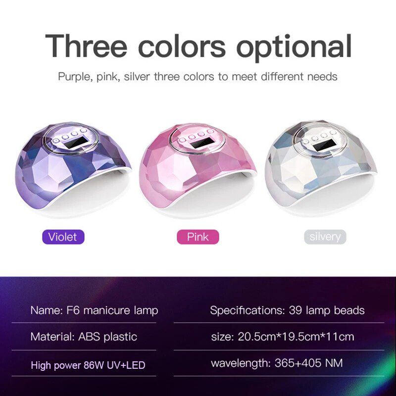 Nail Dryer UV LED Lamp For All Gel Nail Polish With UV 39 PCS LEDs Fast Drying Nail Lamp UV Cabine With Timer Smart Sensor