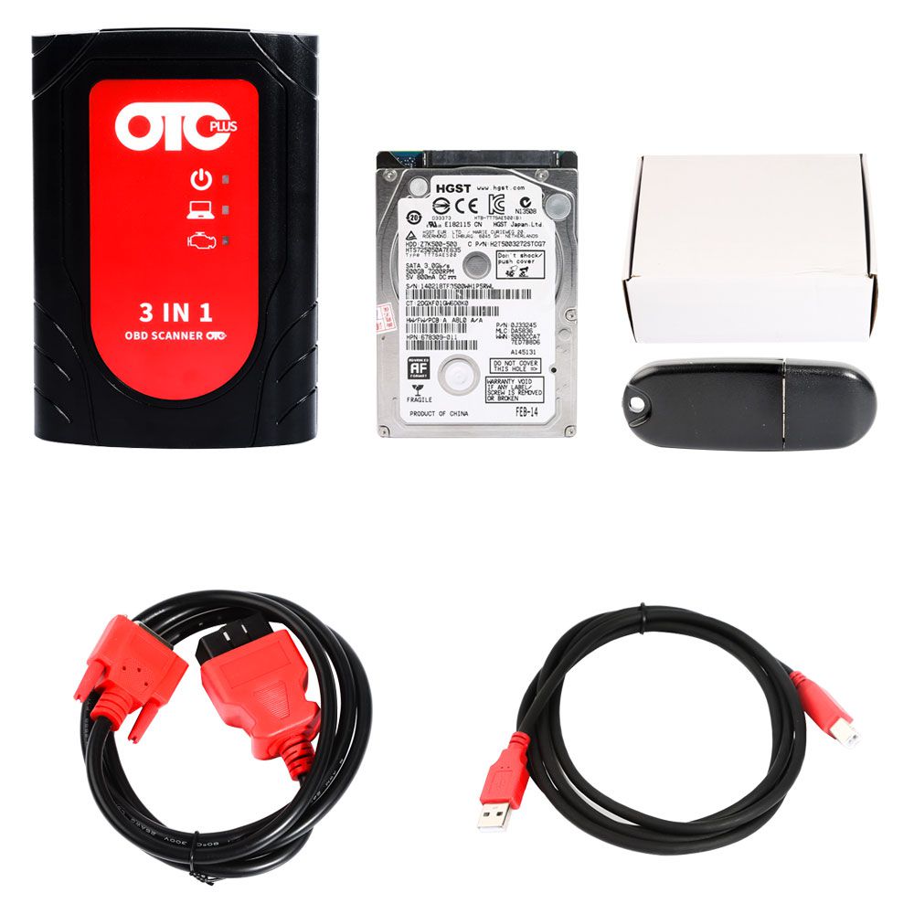 OTC Plus 3 in 1 GTS TIS3 OTC Scanner for Toyota Nissan and Volvo with IT3 V14.00.018 Global Techstream