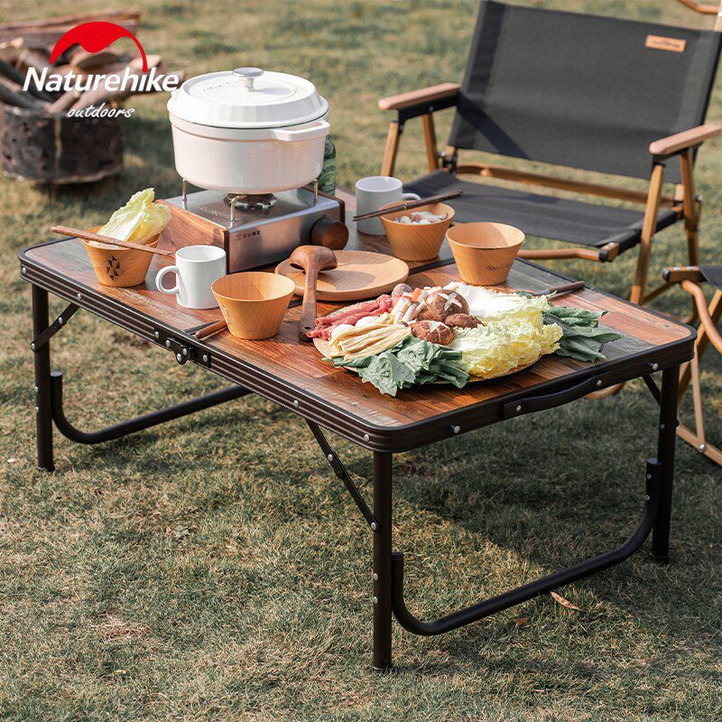 Large Size Portable Aluminum Alloy Folding Table Outdoor Travel Picnic Adjustable Height Camping Table 90x60x37cm