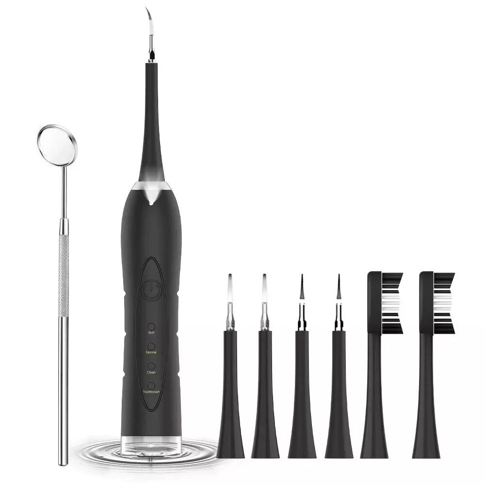 Portable Electric Sonic Dental Scaler Calculus Remover Tooth Stains Tartar Tool Dentist Teeth Whitening Toothbrush