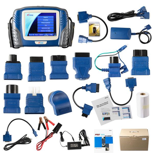 XTOOL PS2 GDS Gasoline Bluetooth Diagnostic Tool with Touch Screen Supports Online Update