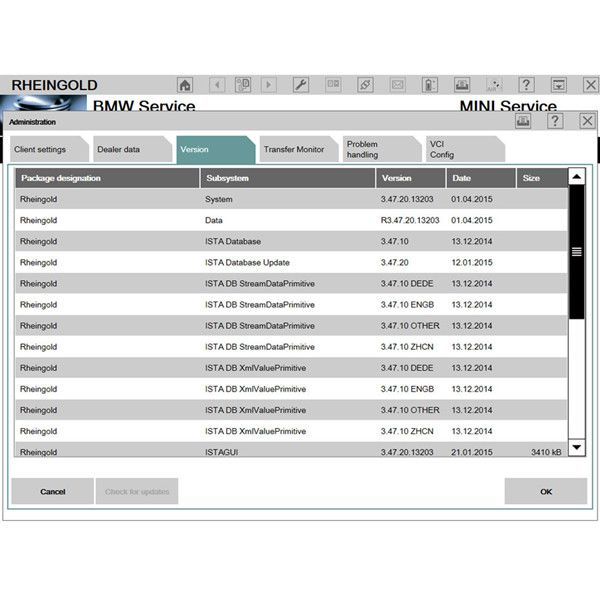 V2015.2 Rheingold ISTA-D 3.47.20 ISTA-P 3.54.3.002 for BMW ICOM Win8 System 500GB New HDD Multi Language