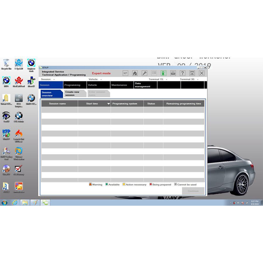V2019.9 BMW ICOM Software SSD 500G Diagnostic Programming System with Insta-D 4.19.12 and Insta-P 4.19.13