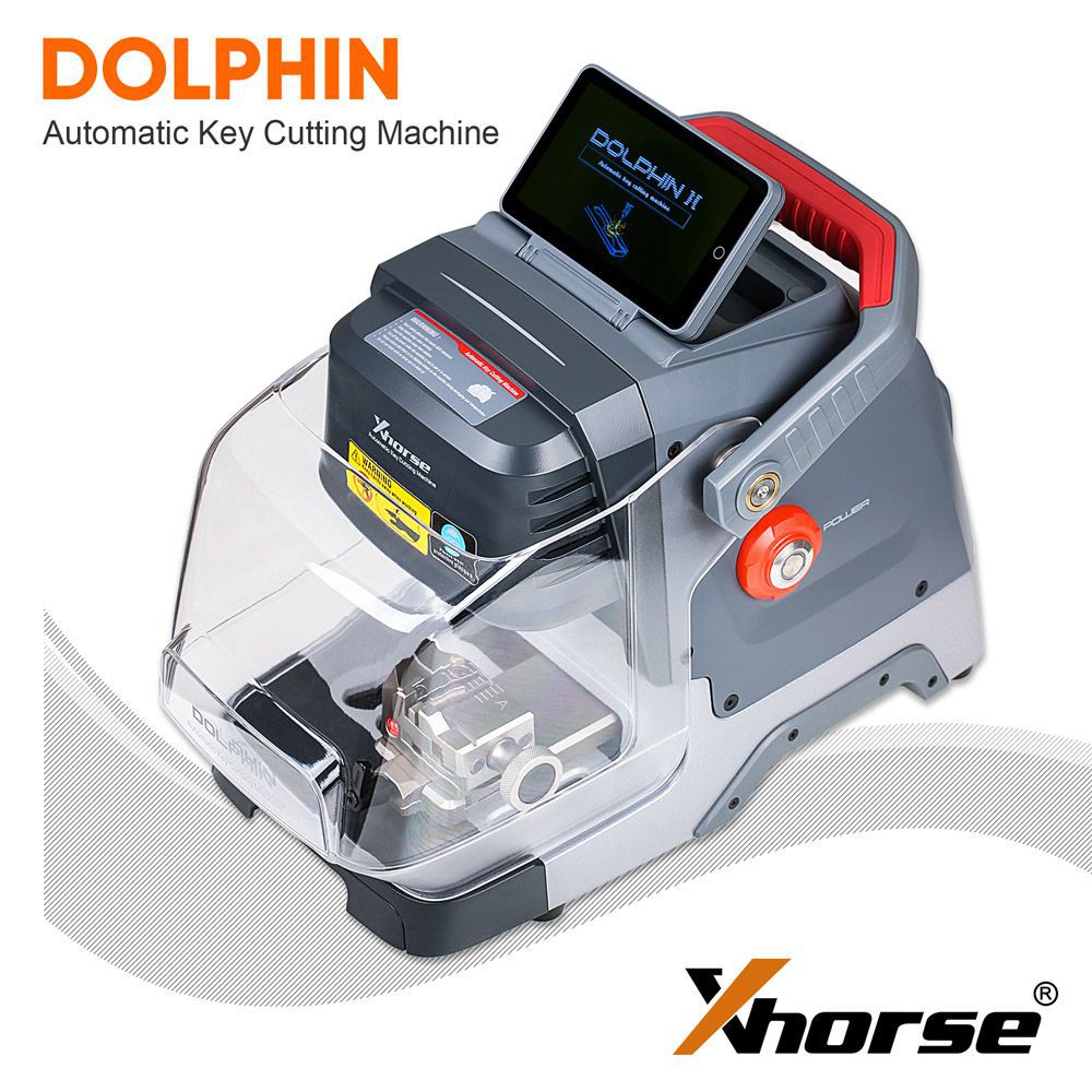 Xhorse Dolphin II XP-005L XP005L Automatic Portable Key Cutting Machine with Adjustable Screen and Built-in Battery Ship from US/UK/EU