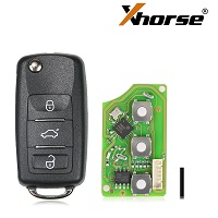 Xhorse XKB510EN Universal Remote Key B5 Type 3 Buttons for VVDI VVDI2 Key Tool (English Version) 5pcs/lot
