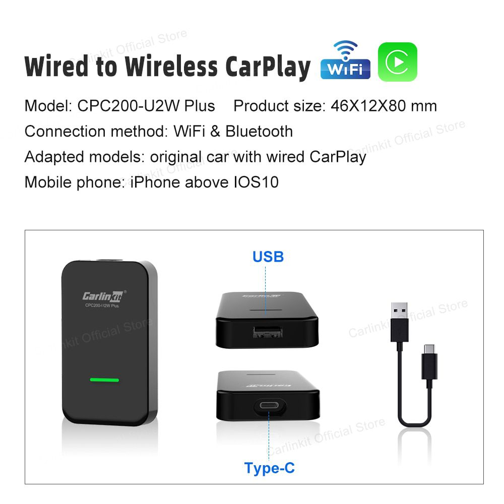 3.0 Apple CarPlay Wireless Dongle Activator 