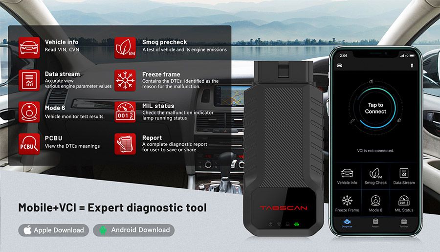 TabScan 6154+C Handheld Diagnostic Device