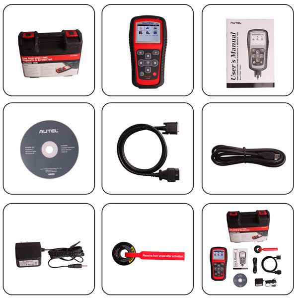 autel tpms ts501 package list